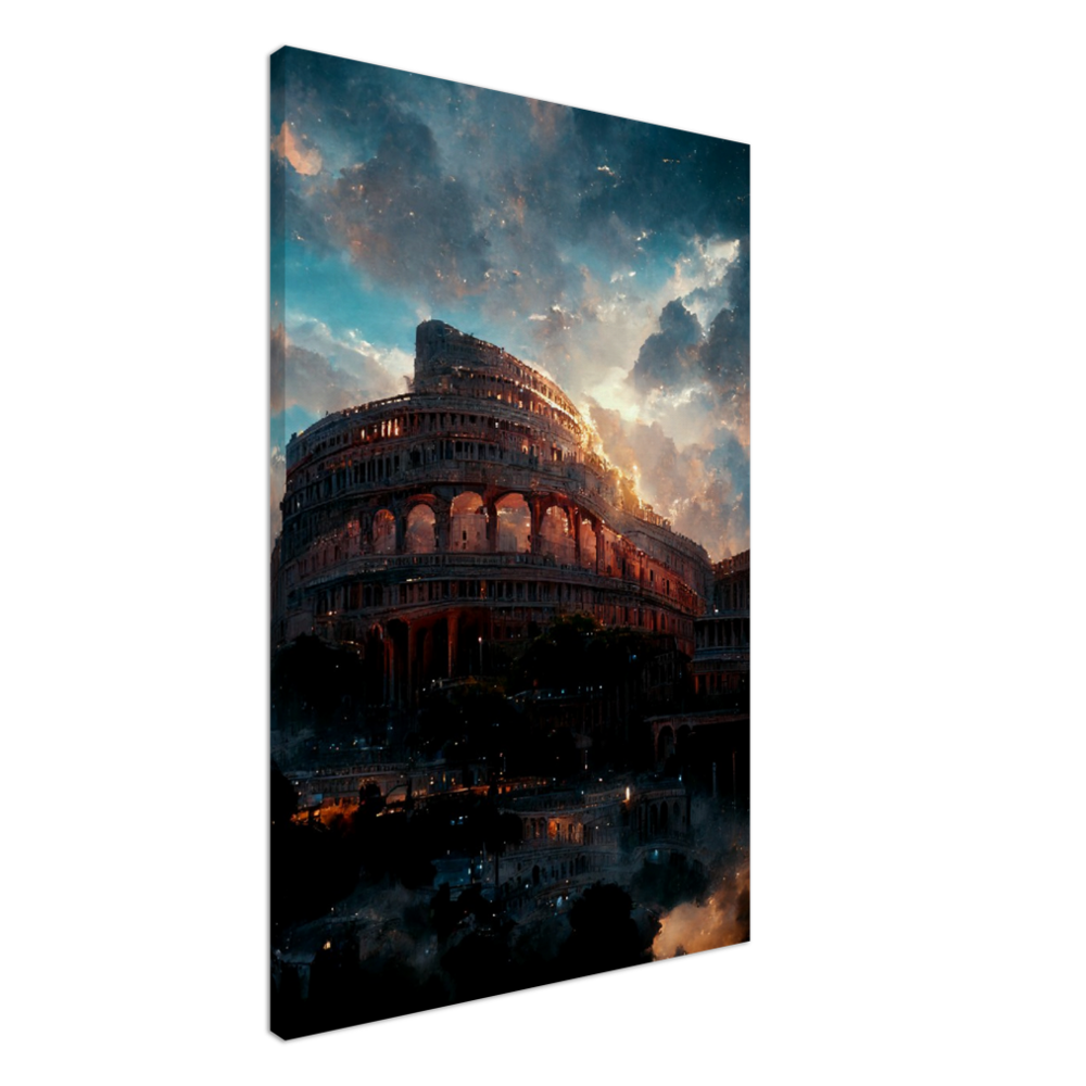 Rom - Colosseum Dark Light - Leinwand